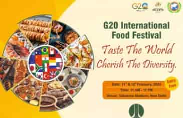 Delhi g20 Food Festival Tickets