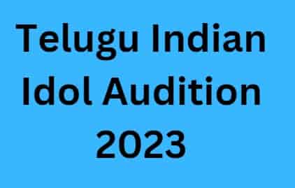 Telugu Indian Idol Audition