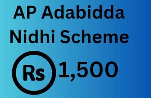 AP Adabidda Nidhi Scheme