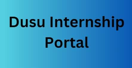 Dusu Internship Portal