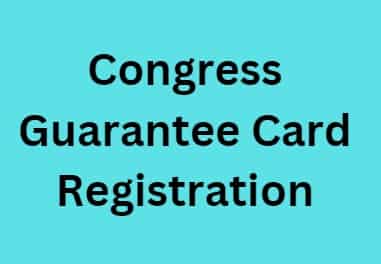 Congress Guarantee Card Registration