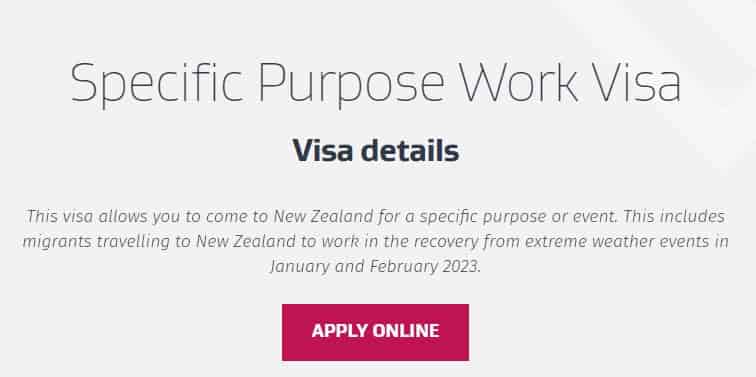 New Zealand Recovery Visa Jobs