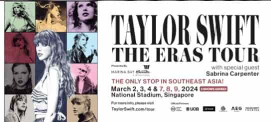 Taylor Swift Singapore Tickets