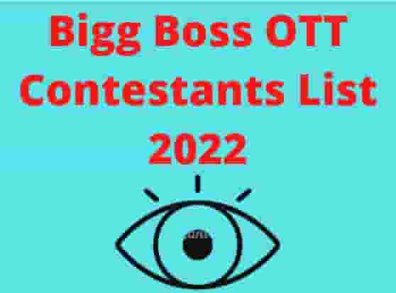 Bigg Boss OTT Contestants